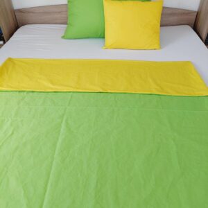 Ágyneműhuzat garnitúra zöld-sárga
