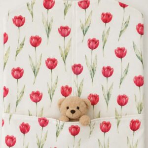 Vállfás oviszsák tulipános